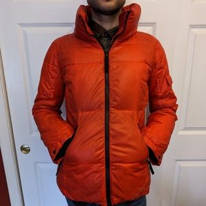 13/NYC Red Down Puffer Coat